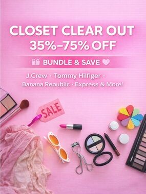 Closet Clearout 35-75% Off J.Crew BR, Express, Bundle Save++ Multiple Sizes